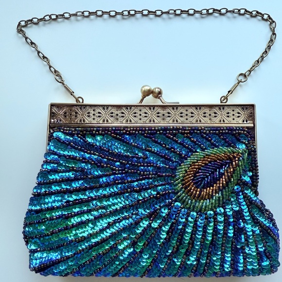BEADED PURSE NWOT - Picture 3 of 12